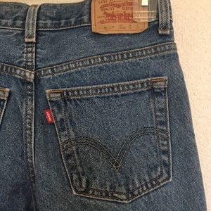 Levi's X The Vintage Twin Mid Rise Reworked Cropped Jeans